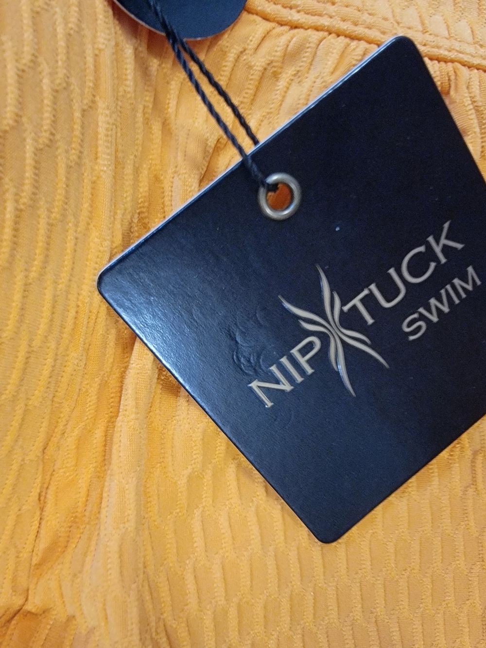 Nip Tuck Swim One Piece Swimsuit Size 6 Orange Slimming Old Hollywood Molded Cup - Picture 7 of 10